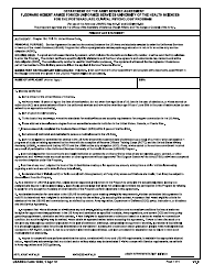 USAREC Form 1306 &quot;Department of the Army Service Agreement F. Edward Hebert Armed Forces Uniformed Services University of Health Sciences for the Postgraduate Clinical Psychology Program&quot;