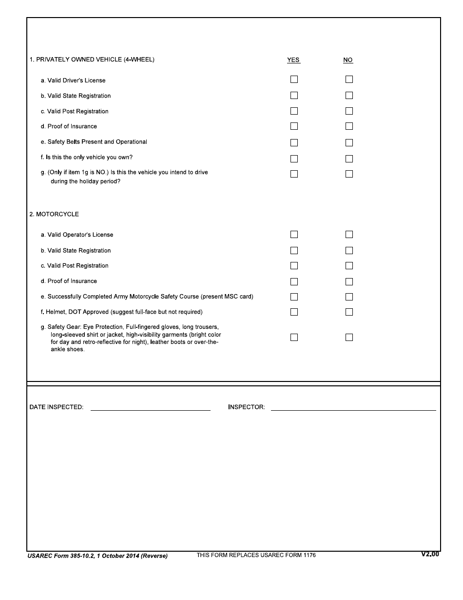 USAREC Form 385-10.2 - Fill Out, Sign Online and Download Fillable PDF ...