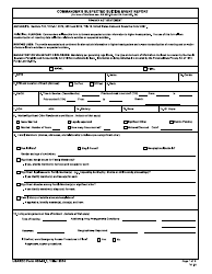 USAREC Form 600-63.1 Commander's Suspected Suicide Event Report