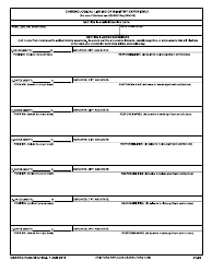 USAREC Form 601-180.2 Chronological Listing of Ministry Experience