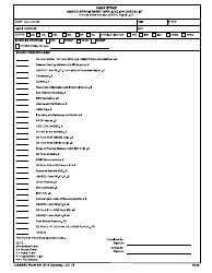 Document preview: USAREC Form 601-37.4 USAR Strap Amedd Appointment Application Checklist