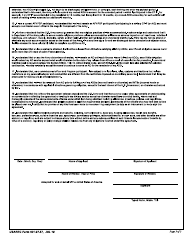 USAREC Form 601-37.57 Department of the Army Service Agreement - United States Army Clinical Psychology Internship Program, Page 3