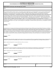 Document preview: USAREC Form 601-37.55 Statements of Understanding for Interservice Physician Assistant Program (Army Reserve Enlisted)