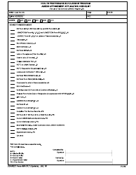 Document preview: USAREC Form 601-37.7 Amedd Appointment Application Checklist - Health Professions Scholarship Program