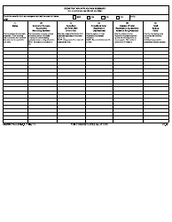 Document preview: USAREC Form 608-1.1 Registration Application Summary