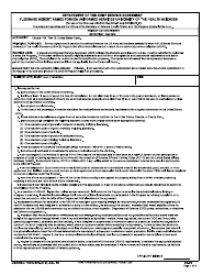 USAREC Form 601-37.9 Department of the Army Service Agreement - F. Edward Hebert Armed Forces Uniformed Services University of the Health Sciences
