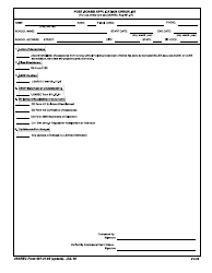 Document preview: USAREC Form 601-37.60 Post-board Application Checklist