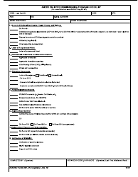 Document preview: USAREC Form 601-37.6 Amedd Enlisted Commissioning Program Checklist