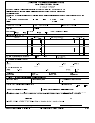 Document preview: USAREC Form 700-5.6 Application for Leased Government Housing