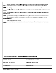USAREC Form 700-5.7 Statement of Understanding for Acceptance of Leased Government Housing, Page 2