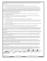 USAREC Form 601-37.68 Department of the Army Service Agreement F. Edward Hebert Armed Forces Uniformed Services University of the Health Sciences for the Postgraduate Clinical Psychology Program, Page 3