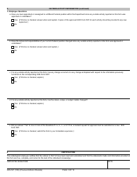 Form HHS-521 Annual Report of Outside Activity, Page 3