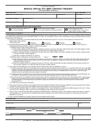 Document preview: Form PHS-6300-1 Medical Special Pay (Msp) Contract Request