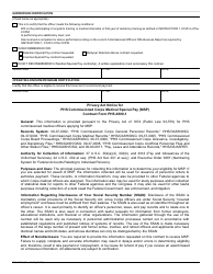 Form PHS-6300-1 Medical Special Pay (Msp) Contract Request, Page 2