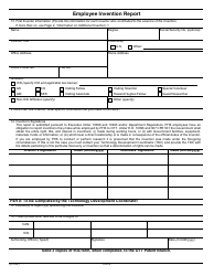 Form PHS-6364 Employee Invention Report, Page 3