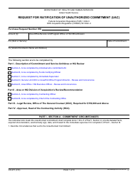Form IHS-975 &quot;Request for Ratification of Unauthorized Commitment (Uac)&quot;