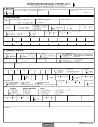 Form AD-332 Position Description Cover Sheet, Page 2