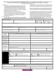 Form AD-424 Employee Application for Reimbursement of Expenses Incurred Upon Sale or Purchase (Or Both) of Residence Upon Change of Official Station