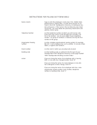 DOE HQ Form 1450.2 Employee Locator Notification, Page 2