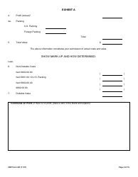 CBP Form 247 Cost Submission, Page 6