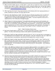 Instructions for TTB Form 5130.9 Brewer&#039;s Report of Operations, Page 2