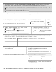 TTB Form 5200.3 Application for Permit to Manufacture Tobacco Products or Processed Tobacco or to Operate an Export Warehouse, Page 2