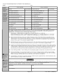 TTB Form 5600.17 Collection Information Statement for Individuals, Page 6