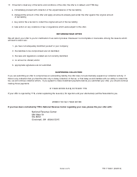 TTB Form 5640.1 Offer in Compromise for Internal Revenue Code (IRC) Violations, Page 4