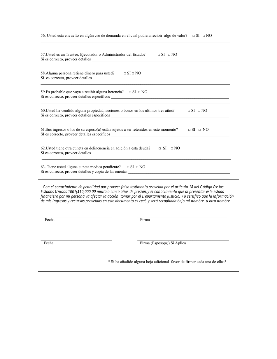 Estado Financiero Personal (Spanish), Page 5