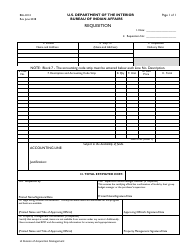 BIA Form BIA-4314 Requisition