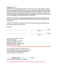 Deed to Restricted Indian Land Special Form, Page 2