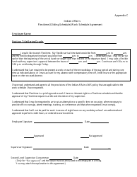 Document preview: Appendix C Flexitime (Gliding Schedule) Work Schedule Agreement