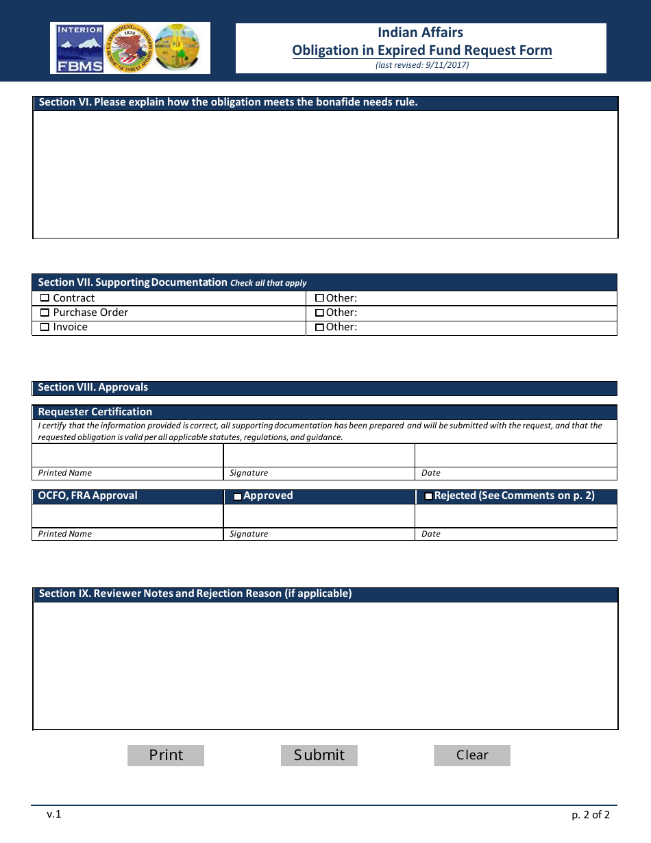 Obligation in Expired Fund Request Form - Fill Out, Sign Online and ...