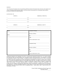 BIA Form 5-5423 Performance Bond, Page 2