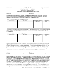 BIA Form 5-5529 Removable Range Improvements Records