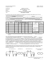 BIA Form 5-5515 Grazing Permit