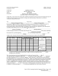Document preview: BIA Form 5-5516 Grazing Permit for Organized Tribes