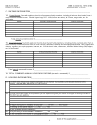 BIA Form 6407 Housing Assistance Application, Page 2