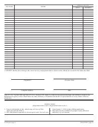 BLM Form 2540-3 Color-Of-Title Tax Levy and Payment Record, Page 2