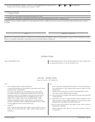 BLM Form 2540-1 Color-Of-Title Application, Page 2