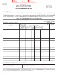 BLM Form 4130-5 Actual Grazing Use Report