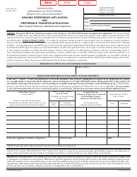 Document preview: BLM Form 4130-1a Grazing Preference Application and Preference Transfer Application