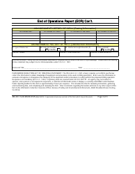 Form BSEE-0125 End of Operations Report (Eor), Page 3