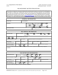 Form BSEE-0144 Rig Movement Notification Report