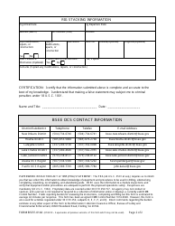 Form BSEE-0144 Rig Movement Notification Report, Page 2