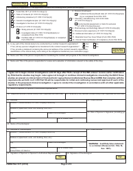 Form FDA1571 Investigational New Drug Application (Ind), Page 2