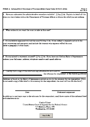 Form 15 Informal Brief (Secretary of Veterans Affairs Cases Under 38 U.s.c. 502), Page 2