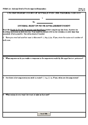 Form 11A Informal Brief of Prose Appellee/Respondent