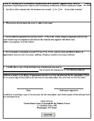 Form 16 Informal Brief (General Accounting Office Personnel Appeals Board, Office of Compliance, and Equal Employment Opportunity Commission Cases), Page 2