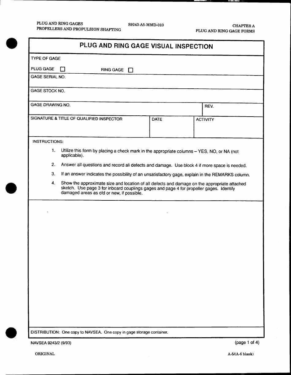 Form NAVSEA9243/2 - Fill Out, Sign Online and Download Printable PDF ...